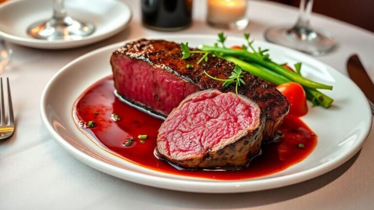 Filet Mignon ao Molho de Vinho Tinto: Suculento e Fácil, Pronto em Menos de 30 Minutos