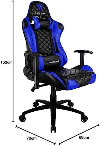         ThunderX3 Cadeira Gamer Profissional TGC12 Preta/Azul       