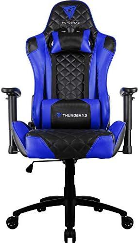        ThunderX3 Cadeira Gamer Profissional TGC12 Preta/Azul       