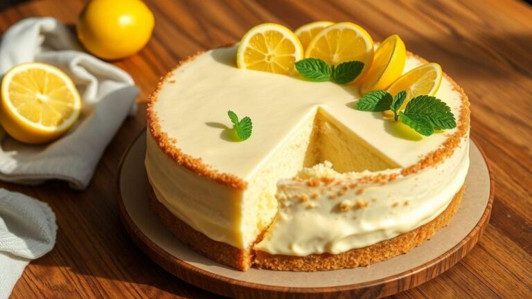 Torta de Limão Cremosa e Refrescante: Preparação Fácil em Apenas 20 Minutos sem Forno